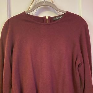 Ann Taylor cashmere cropped sweater, size L